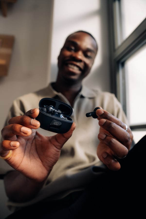Verbatim TruSound Hybrid ANC & ENC Headset Trådløs I ørerne Opkald/musik Bluetooth Sort