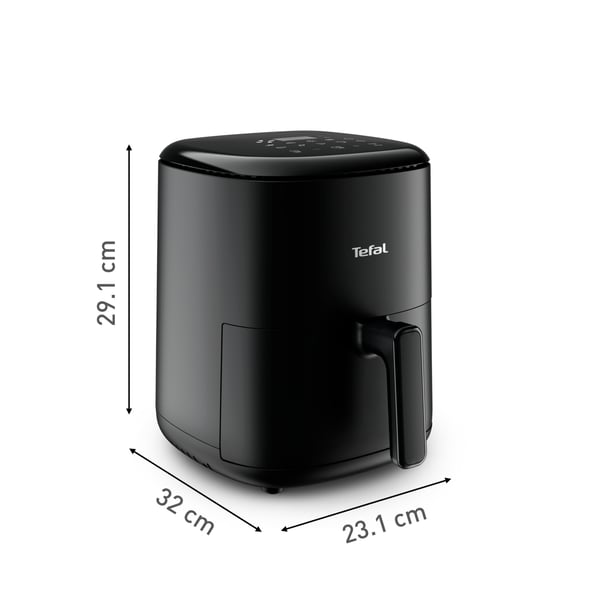 Tefal Easy Fry EY145810 frituregryde Enkelt 3 L Enkeltstående 1300 W Varmluftsteger Sort