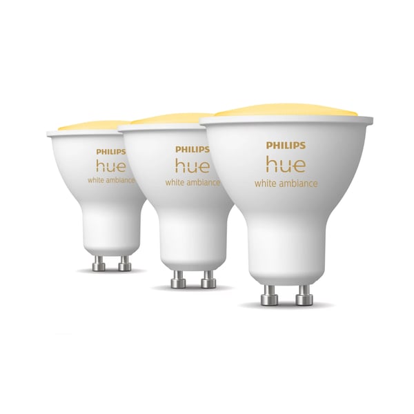 Philips Hue White ambiance GU10 - älykäs kohdelamppu - (3 kpl)