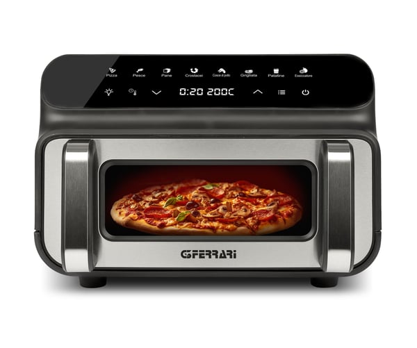 G3 Ferrari G10181 fritös Single 10 l Fristående 2000 W Svart, Rostfritt stål