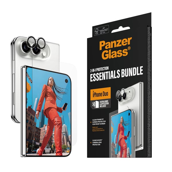 PanzerGlass PG06532 Skærm og -bagsidebeskytter til mobiltelefon Beskyttelse af kameralinsen Apple 2 stk