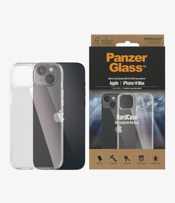 PanzerGlass HardCase mobiltelefon etui 17 cm (6.7") Cover Transparent