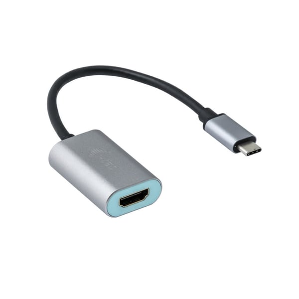 i-tec Metal C31METALHDMI60HZ videokabel adapter 0,15 m USB Type-C HDMI Grå, Turkis