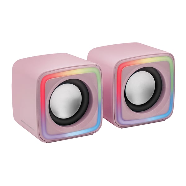 Mars Gaming MSCUBEP högtalare Rosa Kabel 8 W