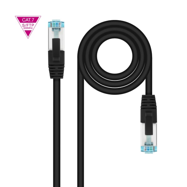 Nanocable 10.20.1701-BK netværkskabel Sort 1 m Cat7 SF/UTP (S-FTP) Rund