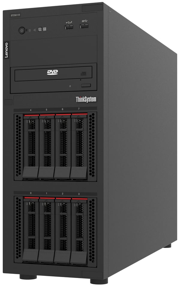 Lenovo ThinkSystem ST250 V3 server Tower Intel® Xeon® 6315P 2,8 GHz 16 GB DDR5-SDRAM 800 W