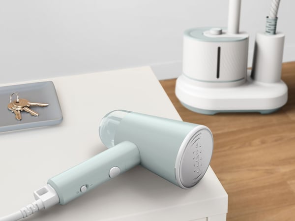 Tefal Origin Travel DT1034 Handhållen klädångare 0,07 l 1200 W Ljusgrön, Vit