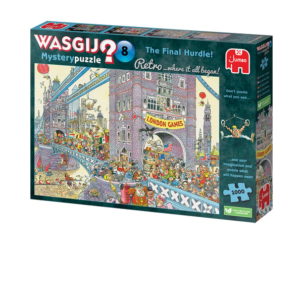 Wasgij Retro Mystery 8 - Den Sidste Hurdle! (1000 Brikker)