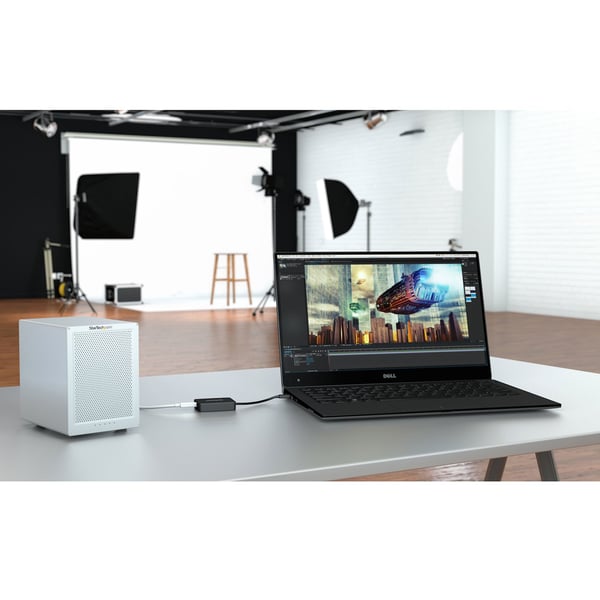 StarTech.com Thunderbolt 3 till Thunderbolt 2 Adapter - TB3 Laptop till TB2 Skärmar/Enheter - Thund