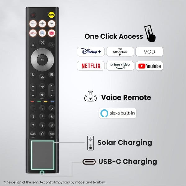 Hisense 75U7DS PRO 190,5 cm (75") 4K Ultra HD Smart-TV Wi-Fi Svart