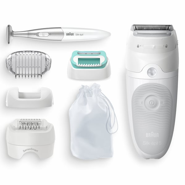 Braun Silk-épil 5 81770432 epilatorer 28 pincetter Vit