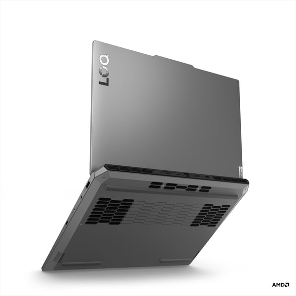 Lenovo LOQ 15AHP9 AMD Ryzen™ 7 7445HS Laptop 39,6 cm (15.6") Fuld HD 16 GB DDR5-SDRAM 512 GB SSD NVIDIA GeForce RTX 4050 Wi-Fi 6 (802.11ax) Windows 11 Home Grå Italiensk