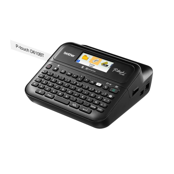 Brother PT-D610BTVP etiketprinter Termisk overførsel 180 x 360 dpi 30 mm/sek. Kabel & trådløs TZe Bluetooth