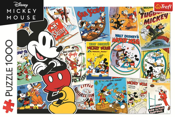 Trefl Disney: Mickey Mouse Puzzle 1000 Puslespil 1000 stk Tegnefilm