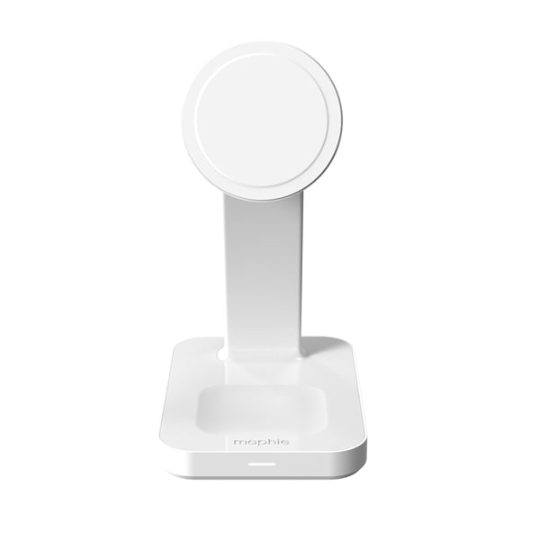 mophie Snap+ 3-in-1 Wireless Charge Stand Headset, Smartphone, SmartWatch Hvid USB Trådløs opladning Hurtig opladning Indendørs