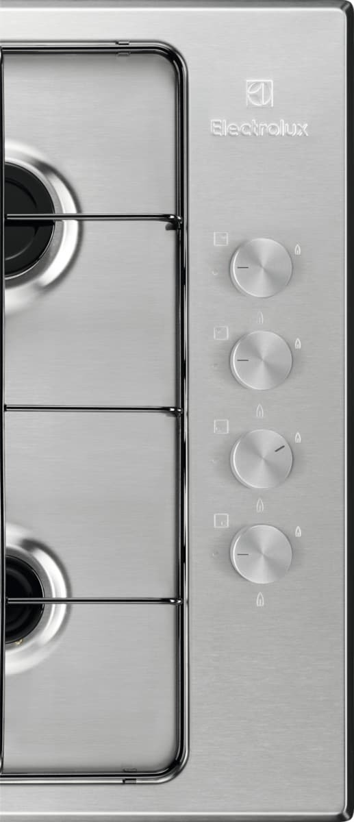Electrolux KGS6404SX Rustfrit stål Indbygget 60 cm Gaskomfur 4 zone(s)