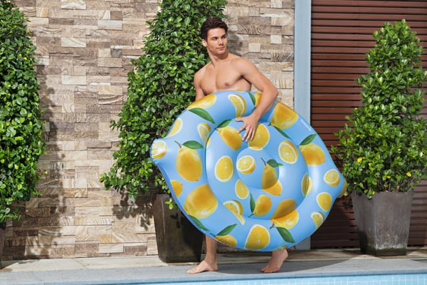 Bestway 43392 pool- och badmadrass Blå, Grön, Gul Bild PVC