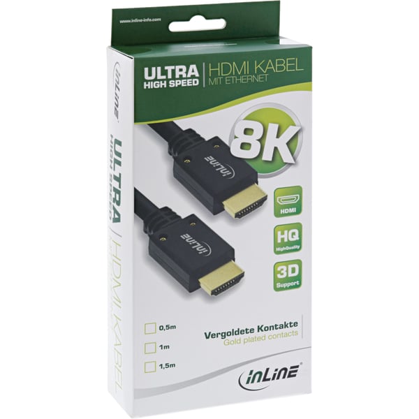 InLine 17903P HDMI-kabel 3 m HDMI Typ A (standard) Svart