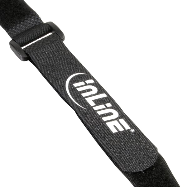 InLine 59945H kabelsamler Nylon Sort 10 stk