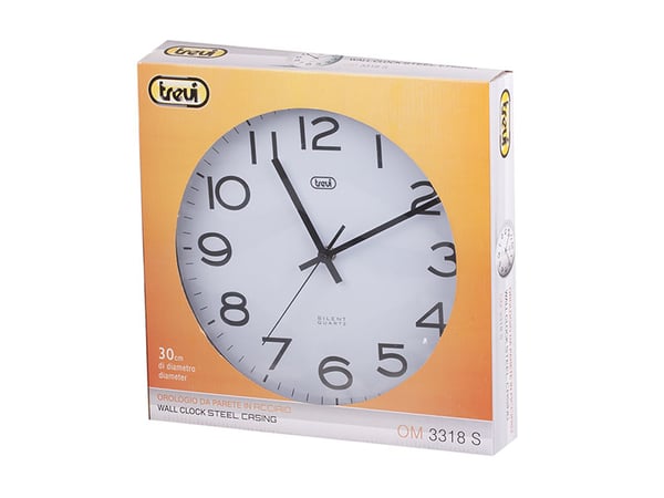 Trevi OM 3318 S Quarts-klocka Rund Silver