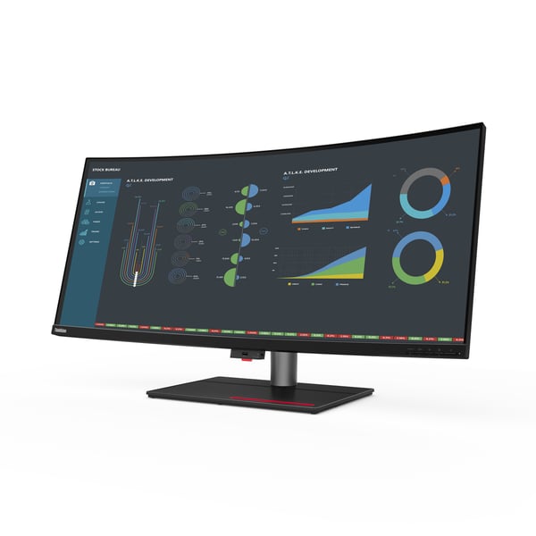 Lenovo ThinkVision P40w-20 platta pc-skärmar 100,8 cm (39.7") 5120 x 2160 pixlar 5K Ultra HD LED Svart