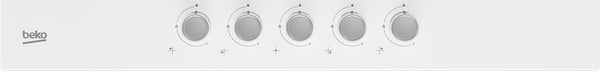Beko HILW75222SW Hvid Indbygget 75 cm Gaskomfur 5 zone(s)