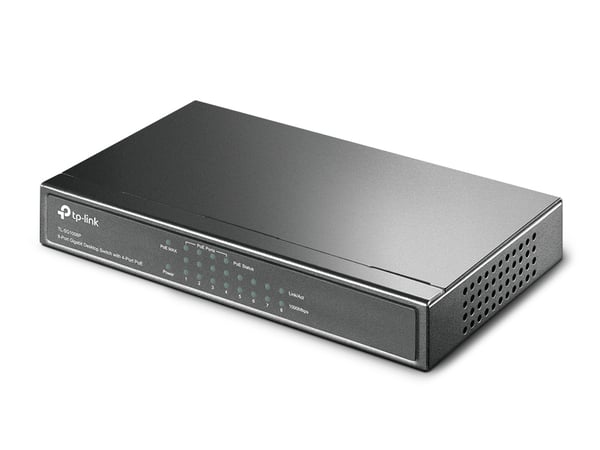 TP-LINK TL-SG1008P - Kytkin - hallitsematon - 4 x 10/100/1000 (PoE)