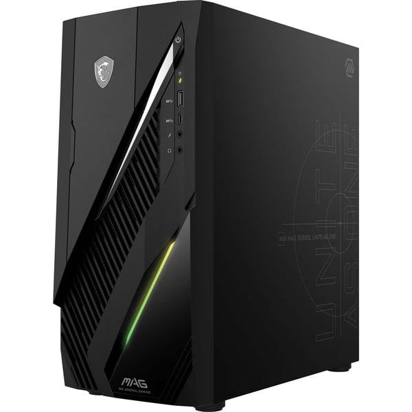 MSI MAG Infinite E1 14NVL5-104EU Intel® Core™ i5 i5-14400F 16 GB DDR5-SDRAM 1 TB SSD NVIDIA GeForce RTX 5060 Windows 11 Home Skrivbord PC Svart