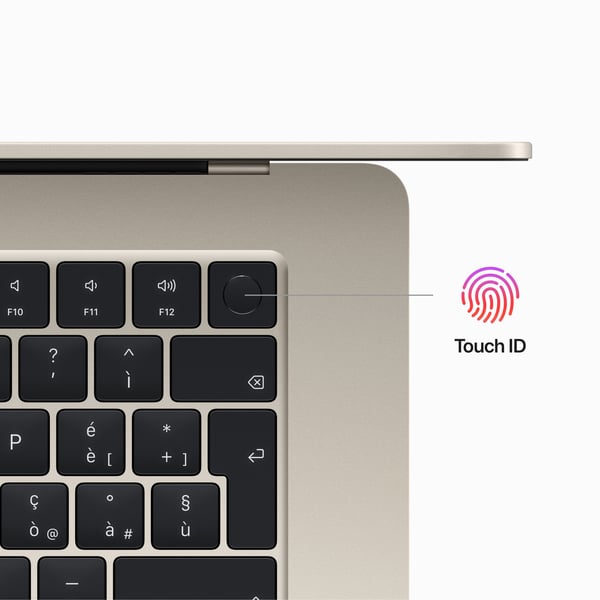 Apple MacBook Air Apple M M2 Laptop 38,9 cm (15.3") 8 GB 512 GB SSD Wi-Fi 6 (802.11ax) macOS Ventura Beige