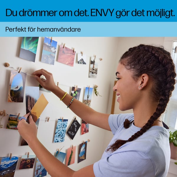 HP ENVY 6120e Trådlöst All-in-One Färg Skrivare, Instant Ink; Fotoutskrift