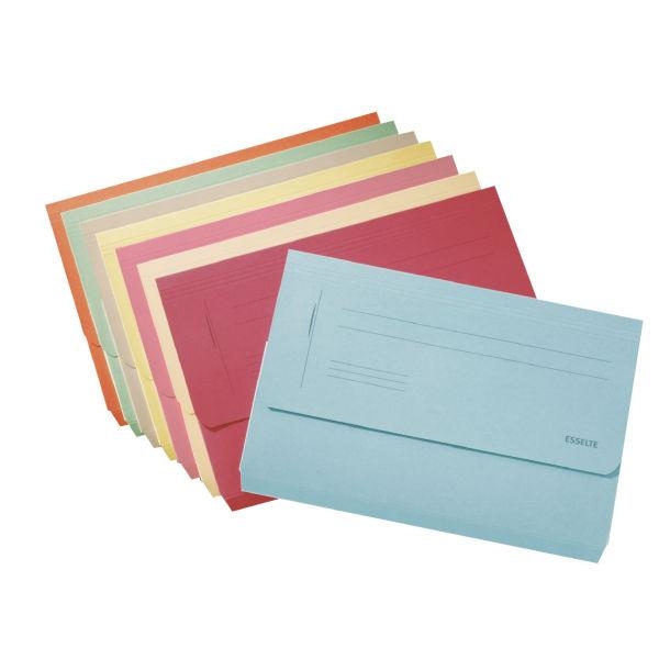 Esselte Pocket-file Folio Chamois Multifärg Folio (245 x 348 mm)