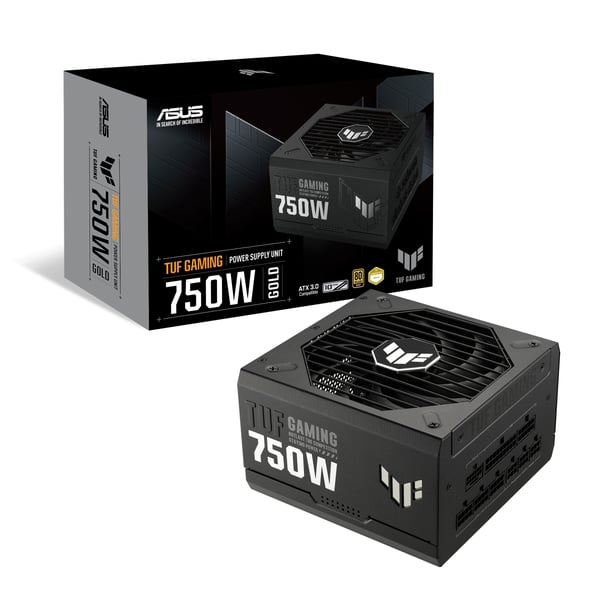 ASUS TUF Gaming 750W Gold strömförsörjningsenheter 20+4 pin ATX ATX Svart