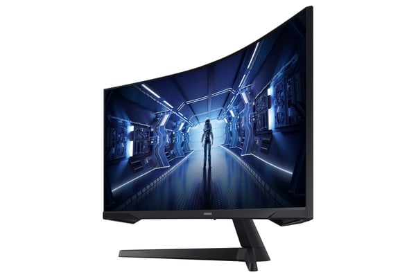 Samsung G55T platta pc-skärmar 86,4 cm (34") 3440 x 1440 pixlar UltraWide Quad HD LED Svart