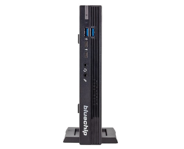 bluechip BUSINESSline S3136 Intel® Core™ i3 i3-14100 8 GB DDR5-SDRAM 500 GB SSD Windows 11 Pro Mini PC Mini-PC Svart
