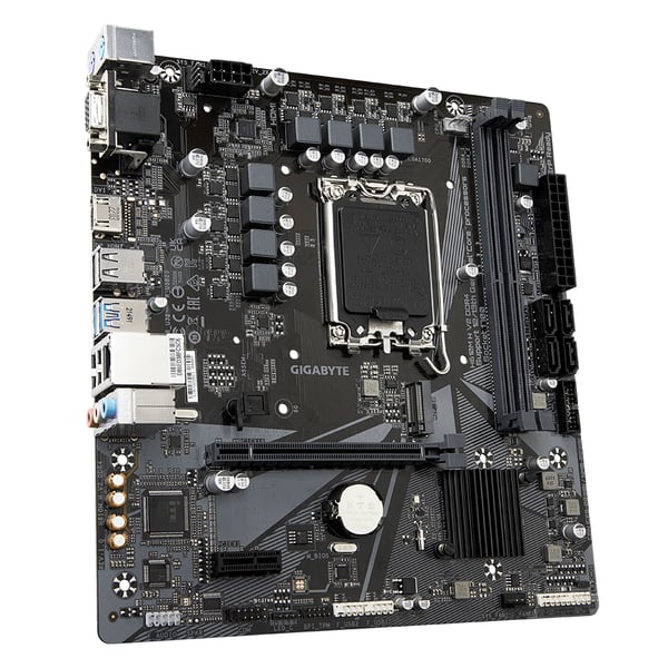 GIGABYTE H610M H V2 DDR4 moderkort Intel H610 Express LGA 1700 micro ATX