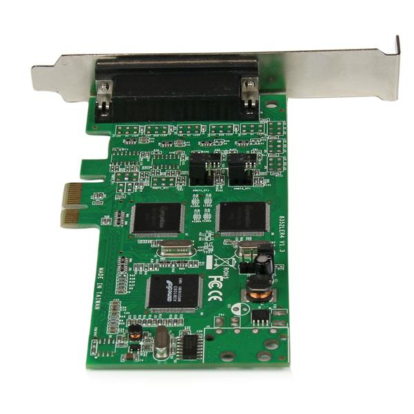 StarTech.com PCI express PCIe seriellt kombokort med 4 portar – 2x RS232 2x RS422/RS485