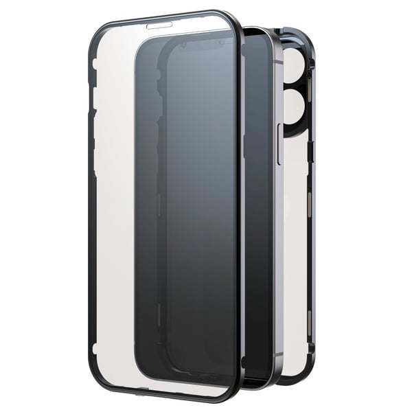 Hama 360° Glass mobiltelefon etui 17 cm (6.7") Cover Sort