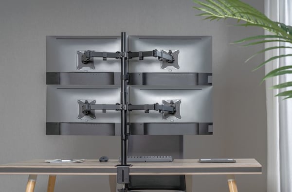 Equip 650159 skærmbeslag og -stativer 81,3 cm (32") Skrivebord Sort