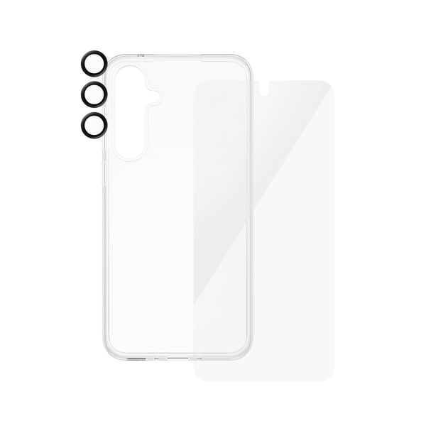 PanzerGlass SAFE. by ® 3-in-1 Protection Bundle Samsung Galaxy A35 5G Genomskinligt skärmskydd 1 styck