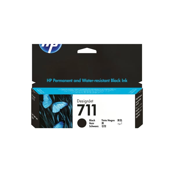 HP 711 Designjet-mustekasetti, musta, 38 ml