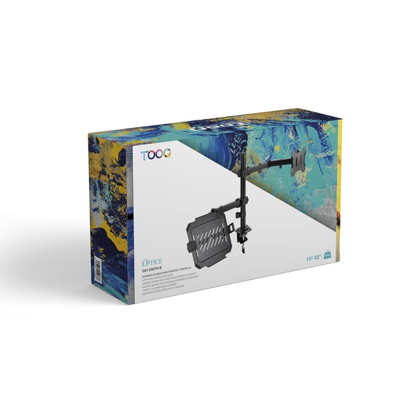TooQ Office 81,3 cm (32") Skrivebord Sort