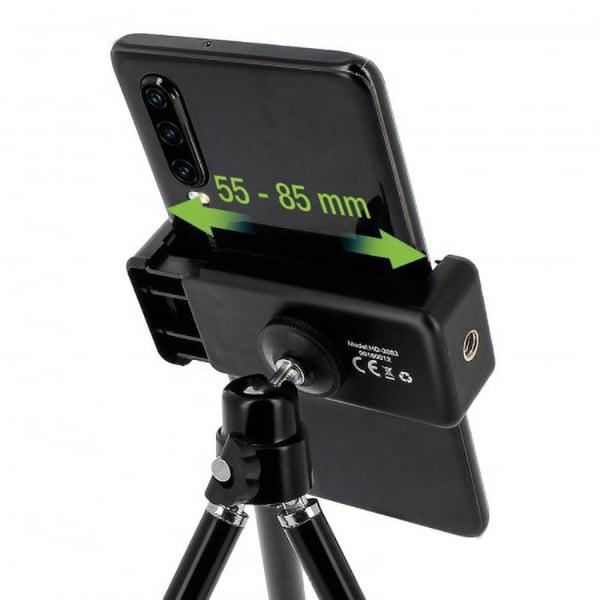 Techly I-TRIPOD-UN kolmijalka Matkapuhelin 3 jalkoja Musta