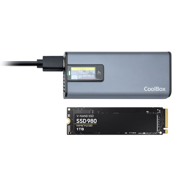 CoolBox COO-MCM-M2F drevkabinet SSD kabinet Grå M.2