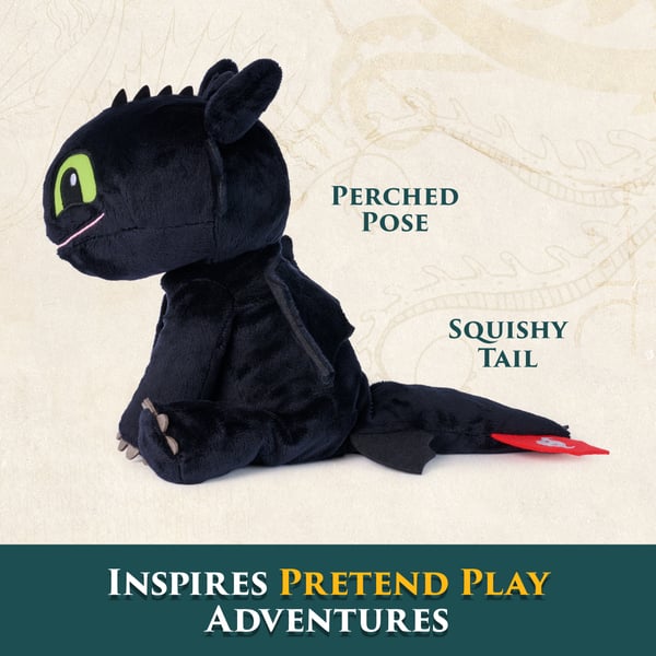 DreamWorks Dragons GTD LTD 10in Cuddly Toothless Plush GML