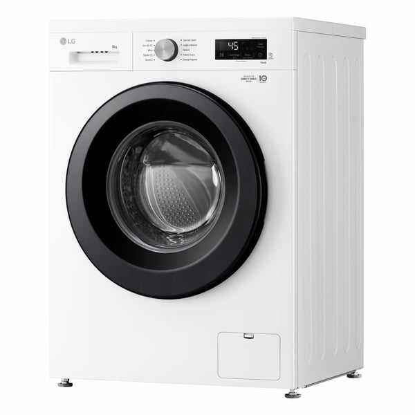 LG F4NX1008NWK vaskemaskine Front-læsning 8 kg 1400 rpm Hvid