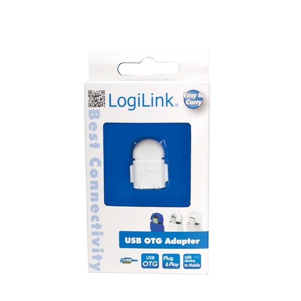 LogiLink AA0063 kabel kønsskifter Micro-USB-OTG USB 2.0 Hvid