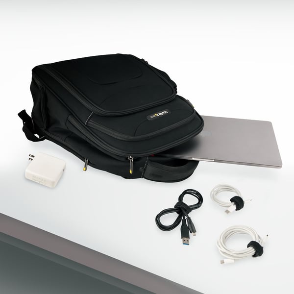 StarTech.com B506I-HOOK-LOOP-TIES kabelsamler Krog og løkke kabelbinder Nylon Sort 50 stk