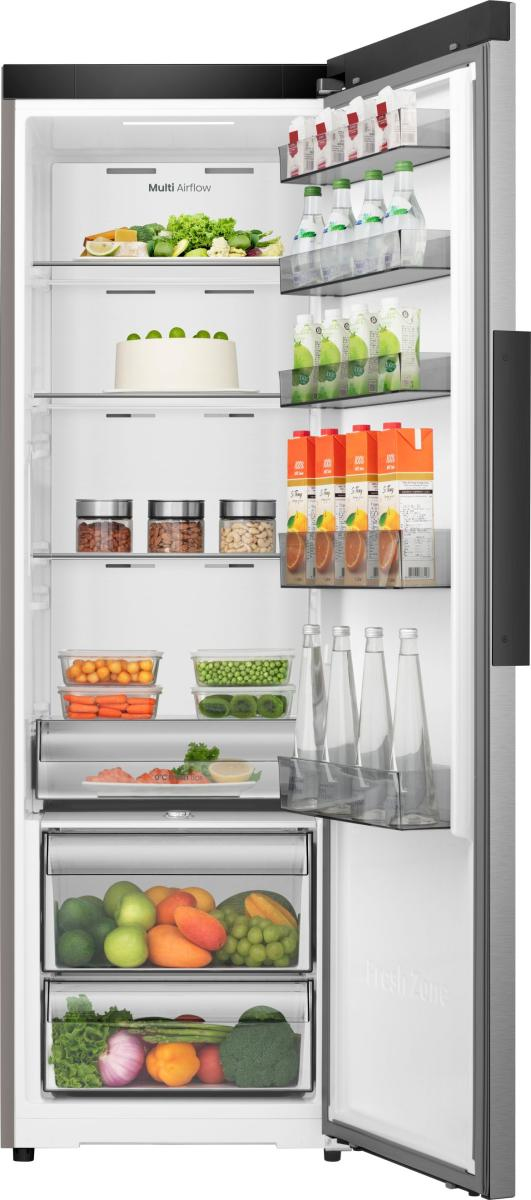 Hisense Løft dit køkken med det slanke inox køleskab. Med avanceret MultiAirFlow, Fresh Zone og Wi Fi forbindelse holder den dine madvarer friske længere. Ideel til moderne hjem!
