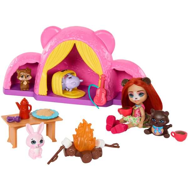 Enchantimals Tent Camping Cuddlers-legesæt