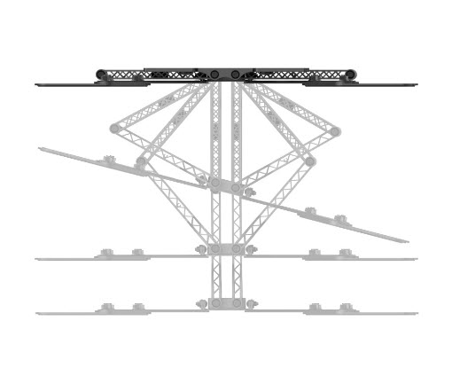 Hama 00220850 tv-fäste 2,29 m (90") Svart